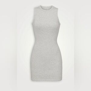 Skims cotton rib tank dress